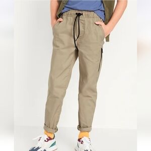 Boys Old Navy Tech Taper Khaki Joggers XL (14/16)